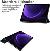 iMoshion Tablet Hoes Geschikt voor Samsung Galaxy Tab S9 FE / S9 - iMoshion Trifold Bookcase - Donkerblauw