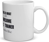 Akyol - this is what an awesome trainer looks like koffiemok - theemok - Trainer - cadeau trainer - cadeau koffiemok - coach cadeau - bedankt voor alles - 350 ML inhoud
