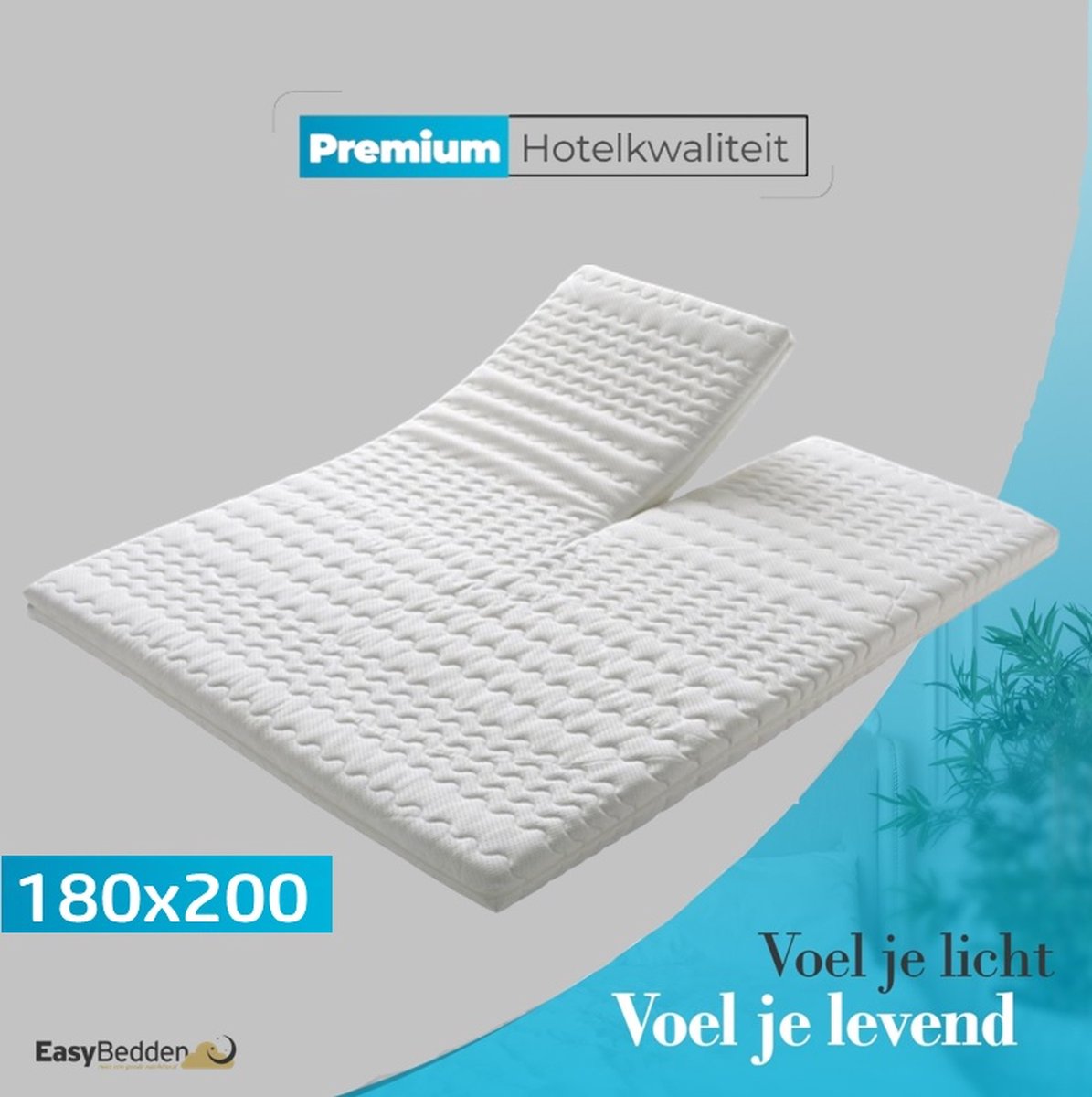 Easy Easy SPLIT Toppermatras - afbeelding 2