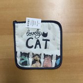 Pannenlap – Katten – Lovely Cat – 20 x 20 cm