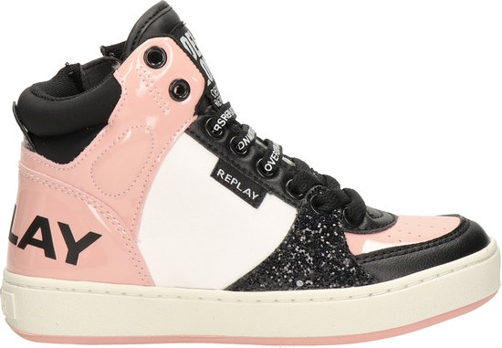 Replay Cobra 1 Hoge sneakers - Meisjes - Roze - Maat 31