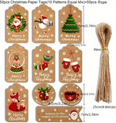 Kerst cadeaulabels - gifttags - kerstcadeau - naamlabels - naam - kerst - label - cadeau - gift - tags - merry christmas