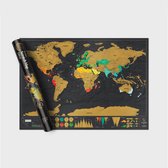 Luckies Kras Wereldkaart - Scratch Map Deluxe