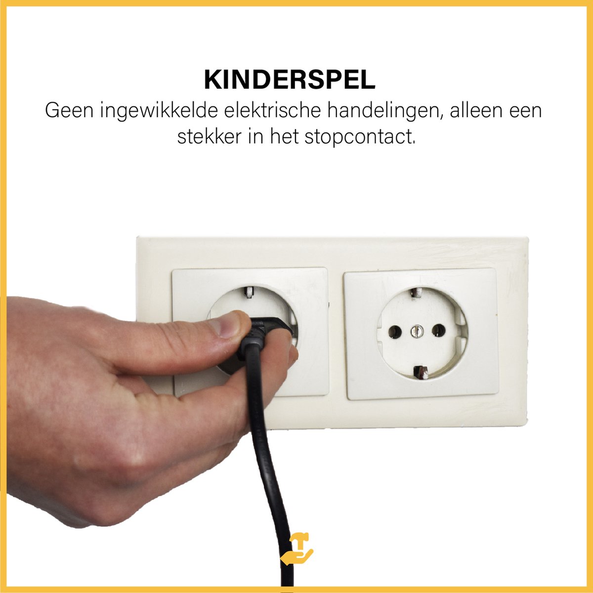 Tool Meister BA48 - 24V/2A AC/AC Adapter voor Eufy Smart Deurbel - 48VA (48W) Universele Beltransformator - Beltrafo - Transformator - Op Maat voor Eufy - 5 Meter Kabel- – foto 5
