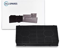AllSpares Koolstoffilter voor afzuigkappen geschikt voor AEG-Electrolux Type 190 - I.KE.A. CHF190, FAT190 - Whirlpool 484000008578 en Elica CFC0140055 (485x255x45mm)
