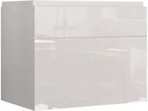 Porto WH13 - meuble vasque 60 cm, blanc, façade inclinable, meuble suspendu, discount