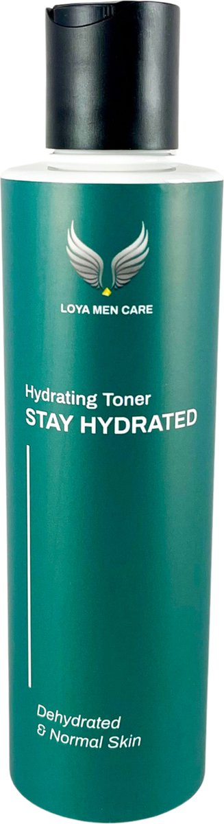 Loya MenCare® - Stay Hydrated - Gezichtstoner voor mannen - Aftershave - Hydraterend - 200ml