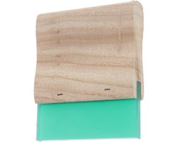 Zeefdrukrakel van hout, 10 cm - Zeefdruk Rakel voor printen op textiel of papier