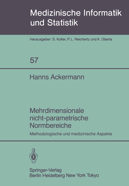 Mehrdimensionale nicht-parametrische Normbereiche - cover