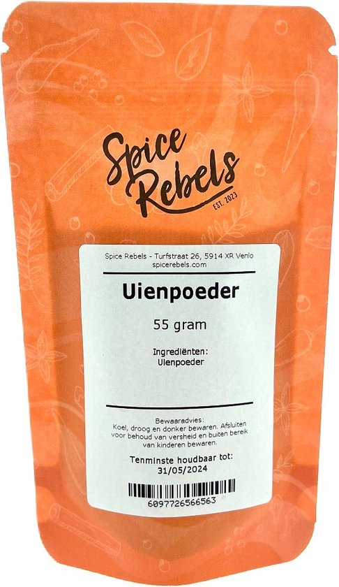 Spice Rebels - Uienpoeder - zak 55 gram