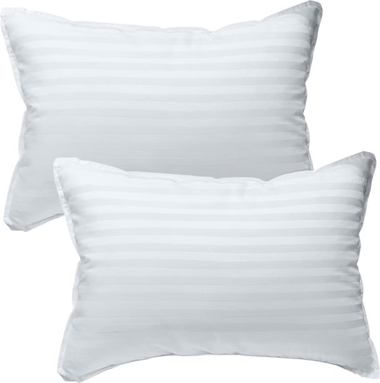 (2x)- Hoofdkussen van 300T Cotton & dons alternatief filling voor baby bed, achter, nekkussen, pillows for bed, sleeping in hotel, cushion voor sofa, Neck -pregnancy pillow kussens