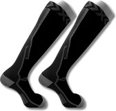 Sandside Compressiekousen Premium Actief - 2 Paar - Steunkousen Vrouwen en Mannen - Compressie sokken - Hardloopsokken - Vliegtuig Sokken - Maat 36-40 S/M