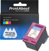 PrintAbout huismerk Inktcartridge 301 (CH562EE) 3-kleuren geschikt voor HP