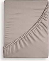 Hoeslaken Jersey Taupe Premium - Zacht en Comfortabel - 100% Katoen - Perfecte Pasvorm - Luxe Beddengoed - Voor een Verkwikkende Nachtrust - 140x200 - tot 25cm matrasdikte - 150 g/m2