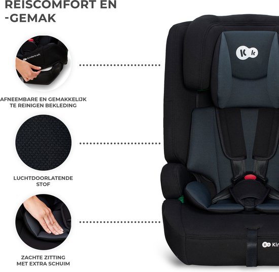 Kinderkraft Siège Auto Bébé COMFORT UP, évolutif, Groupe 1-2-3, 9 à 36