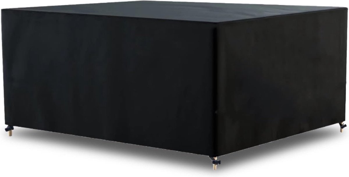 Housse Protection Meubles Jardin Enzeno - 150x90x74cm - Oxford 420D Imperméable - Noir