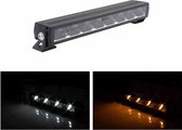 Slimline Ledlight bar 36cm lang met Amber of Witte dagrijverlichting IP69K