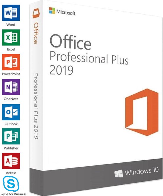 Microsoft Office 2019 Professional Plus NIEUW Voor 1 PC