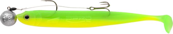 Spro Softbait Braided Zander Stinger (18 kilo) - Maat : 6.5cm - haak 6 Treble - Softbait 10-13cm van Spro — afbeelding 2