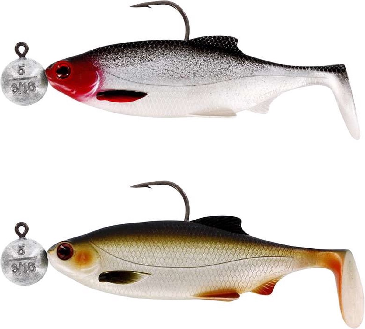 Westin Ricky The Roach 10cm R n R 10g - Haak 6/0 (2 pcs) - Kleur : Clear Water Mix 4