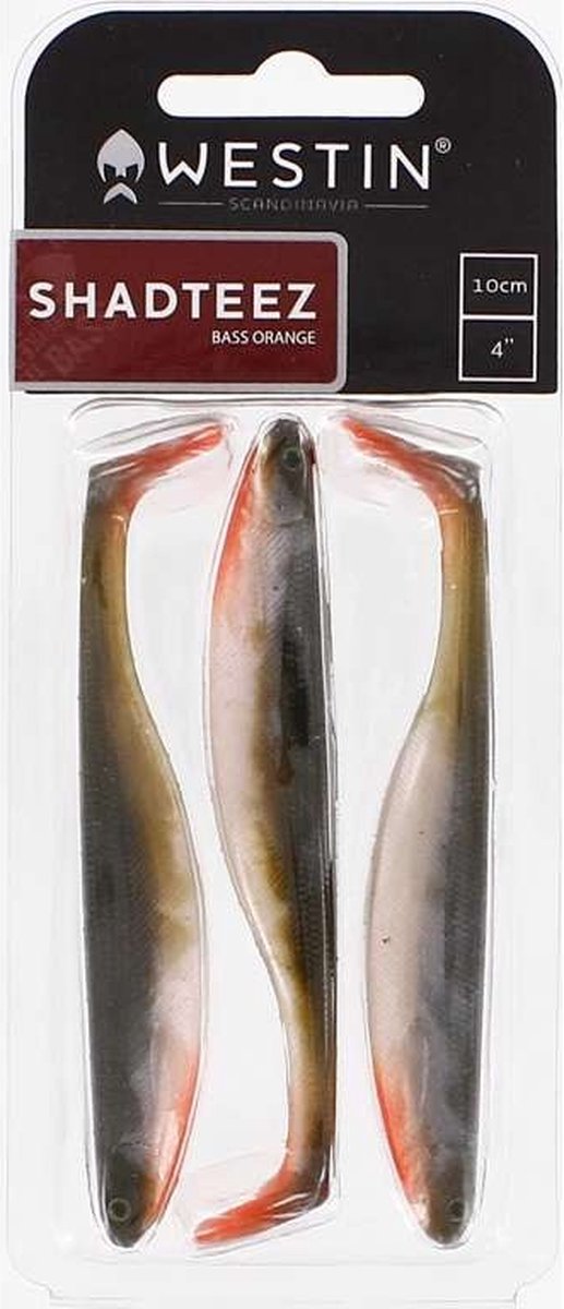 Westin ShadTeez Slim - Bling Perch - 7.5cm - 3g - 4 Stuks - Groen van Westin — afbeelding 4