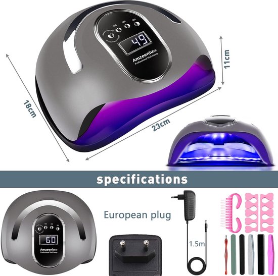 De Sera UV Lamp Gelnagels - Premium Nageldroger voor Gellak Nagels - UV