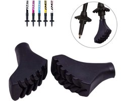Jumada's - Nordic Walking Doppen | 1 Paar | Universeel | Wandelstok Doppen | Nordic Walking Voetjes | Reservedoppen | Nordic Walking Stick | Eindstop