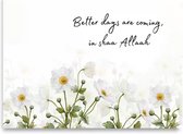 Kaartje - Better days are coming, in shaa Allaah