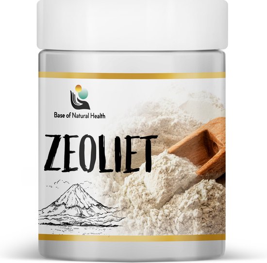 Base Of Natural Health - Zeoliet 100g - Natuurlijk Mineraal Voor een Schoner en Gezonder Leven - Natuurlijk mineraal - Kleimasker - Gezichtsmasker - Zeoliet Detox - Zeoliet Poeder - Verwijdert Zware Metalen uit Drinkwater - 100% Natuurlijk