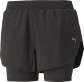 PUMA RUN FAVORITE WOVEN 2IN1 3 SHORT W Pantalon de sport pour femmes - Puma Noir