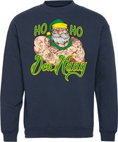 Kersttrui Haagse Kerstman | Foute Kersttrui Dames Heren | Kerstcadeau | ADO Den Haag supporter | Navy | maat 116/128