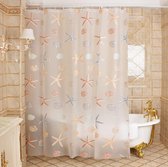 Rideau de salle de bain imperméable, rideau de douche PEVA avec crochets, rideau Anti-moisissure de 72 pouces