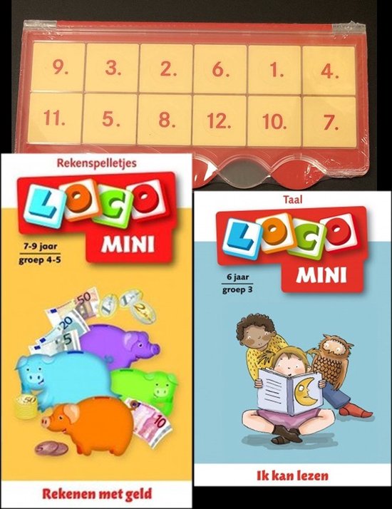 Voordeelset Loco Mini: Basisdoos mini + Rekenen met geld mini + Ik kan lezen