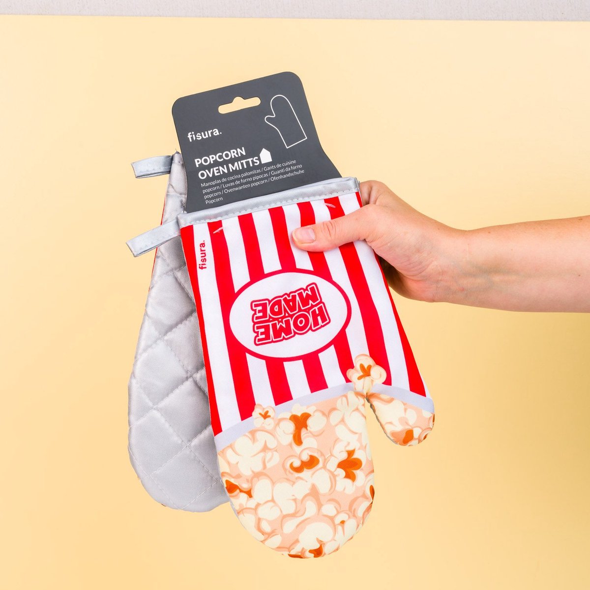 Fisura Popcorn Ovenwanten (set Van 2)