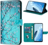 Geschikt Voor Oppo Reno 8 Pro Hoesje - Solidenz Bookcase Reno 8 Pro - Telefoonhoesje Reno 8 Pro - Reno 8 Pro Case Met Pasjeshouder - Cover Hoes - Reno8 Pro - Sierkers