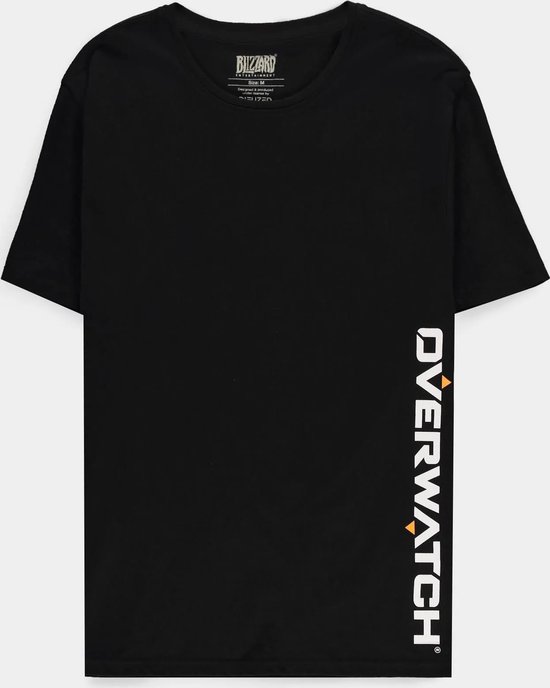 Overwatch - Vertical Logo Heren T-shirt - M - Zwart