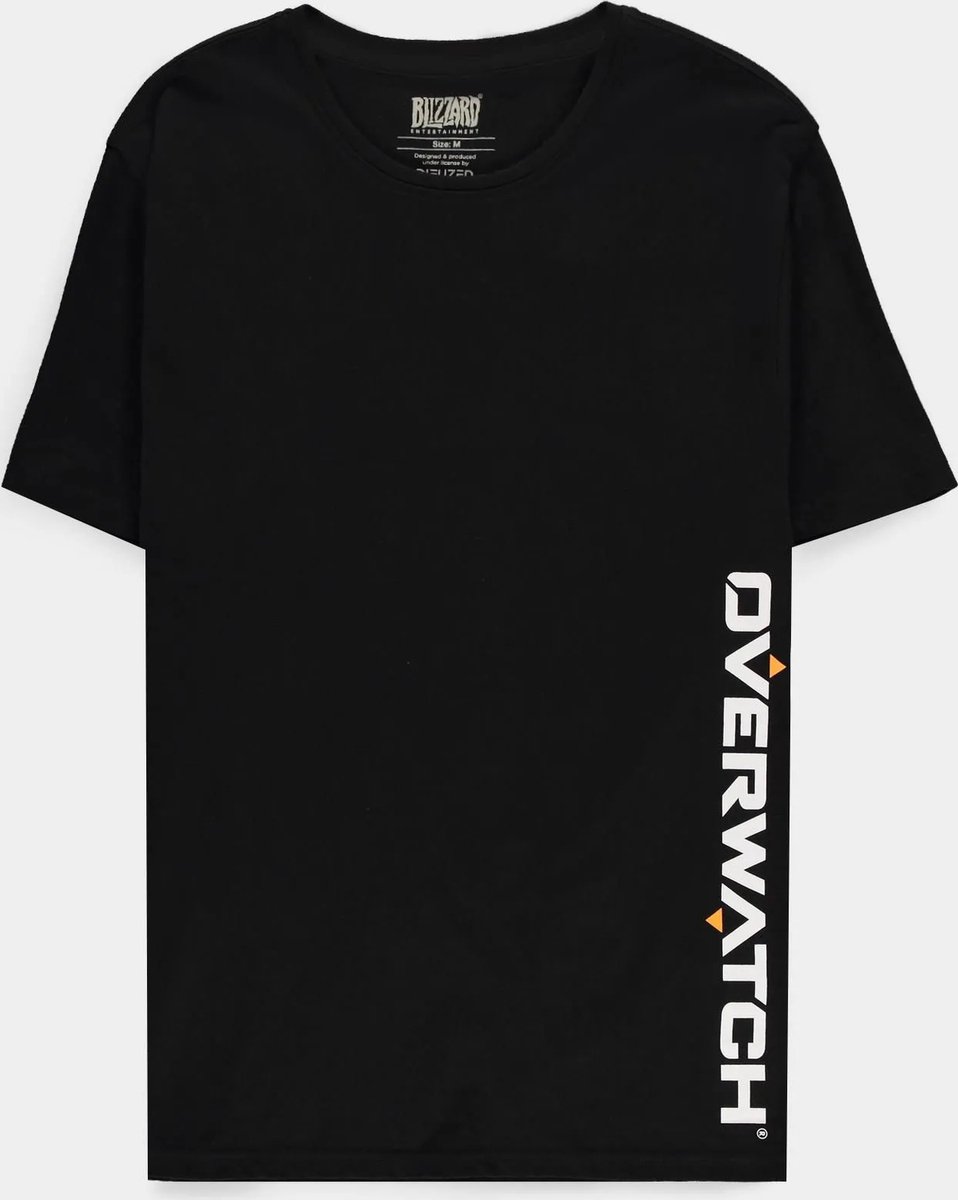 Overwatch - Vertical Logo Heren T-shirt - M - Zwart