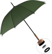 Intelligente paraplu met Apple AirTag hoes - stormproof & waterproof - hoogwaardige materialen - 98 cm lengte, ø 120 cm