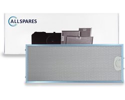 AllSpares Metaalfilter voor afzuigkappen geschikt voor Bosch Siemens Neff 11022474 (482x192x8mm)