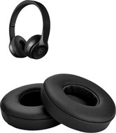 Oorkussens geschikt voor Beats By Dr. Dre Solo 2.0/3.0 wireless - Koptelefoon oorkussens voor Beats Solo zwart
