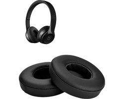 Oorkussens geschikt voor Beats By Dr. Dre Solo 2.0/3.0 wireless - Koptelefoon oorkussens voor Beats Solo zwart