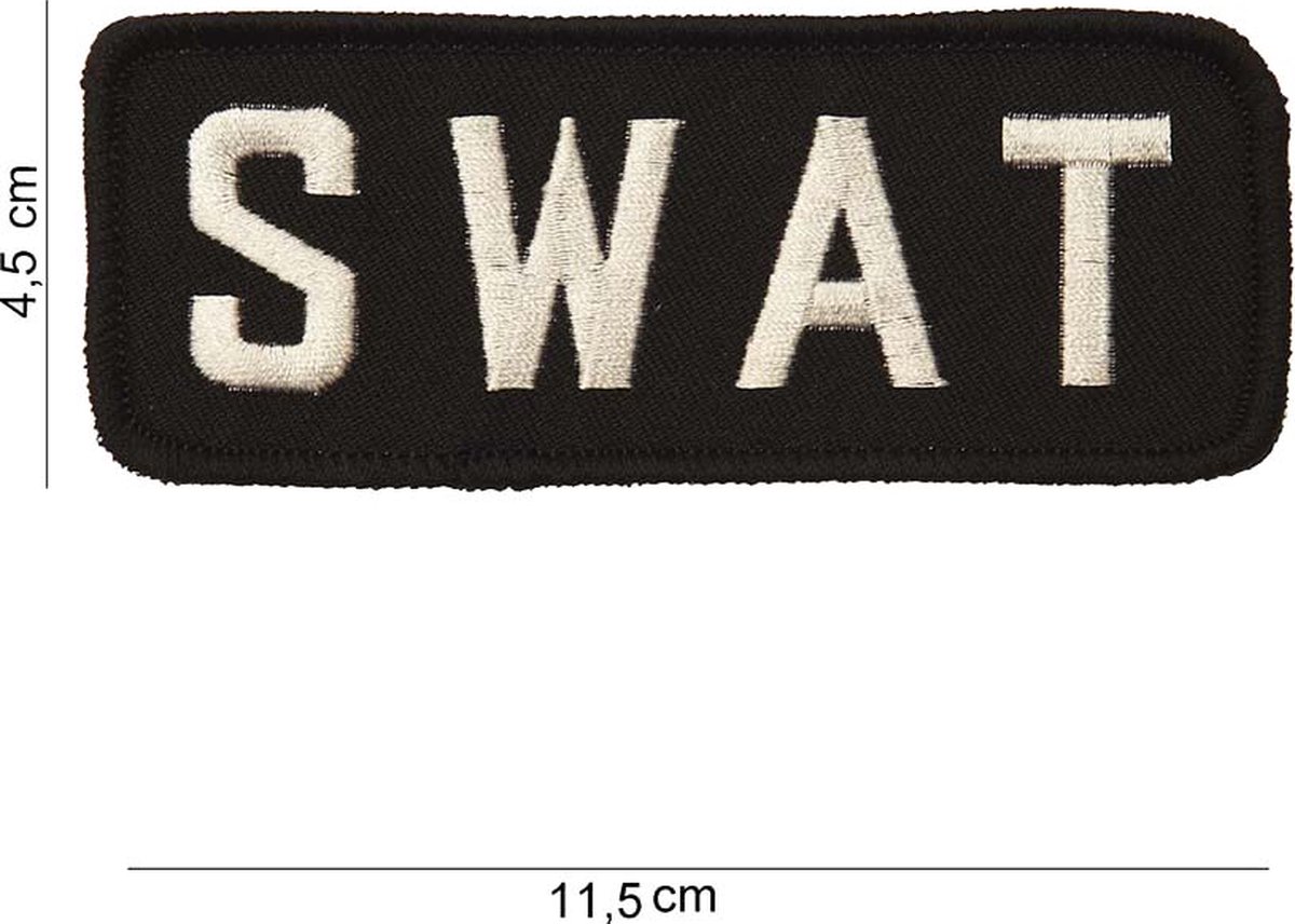 Embleem stof SWAT groot