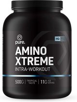 PURE Amino Xtreme - 500gr - Tropical - BCAA, Leucine en Glutamine aminozuren - poeder