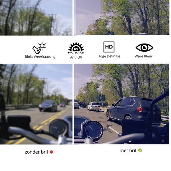 Redbike Milwaukee Motorbril - Donker Glas - Motorbril Heren - Motorhelm Zonnebril Heren - Motor Zonnebrillen Heren - Zwart van Merkloos — afbeelding 3