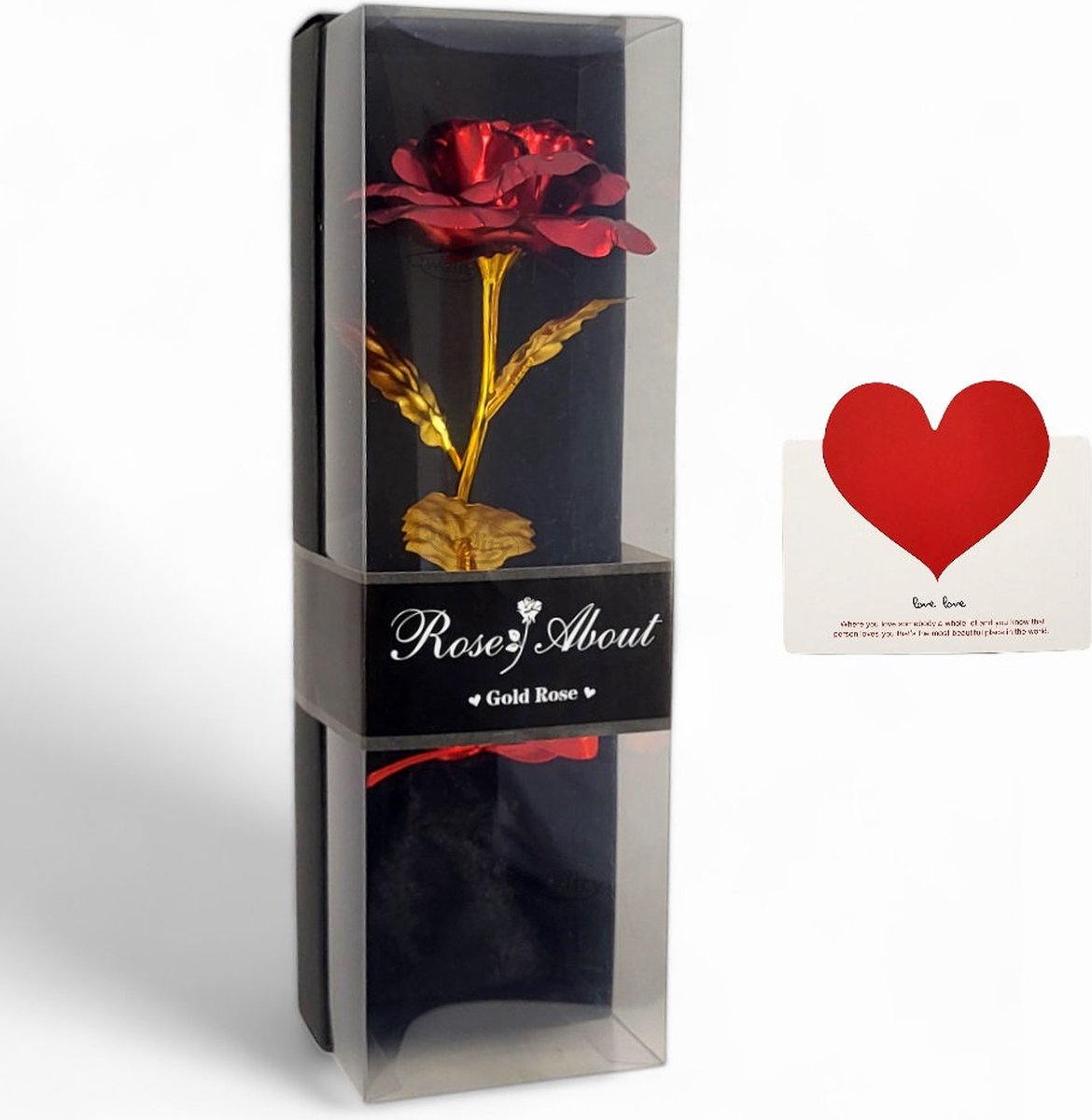 Roos in Luxe Verpakking – Eeuwige Roos – Moederdag Cadeau – Red Rose – Rode Roos - Qwality - Qwality
