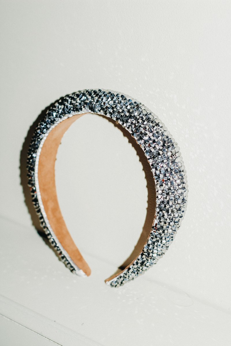Lila-Amsterdam Haarband dames- Diadeem-Glitter