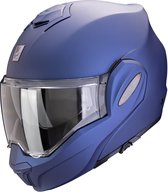 Scorpion Exo-Tech Evo Pro Solid Matt Metallic Blue 2XL - Maat 2XL - Helm