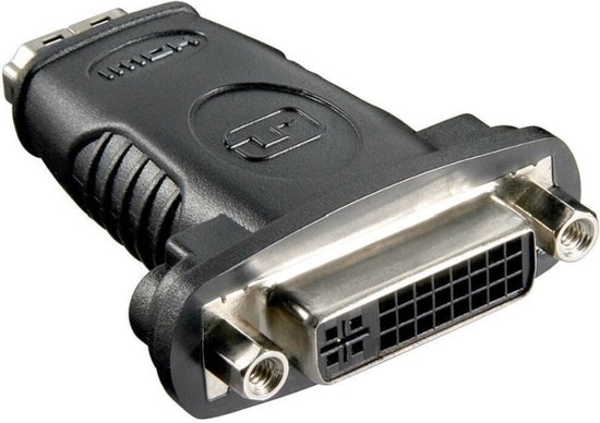 HDMI - DVI-I verloopstekker - Zwart - Allteq - Allteq