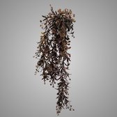 Brynxz - Plante suspendue artificielle - Rouge-Marron - Longueur environ 78cm