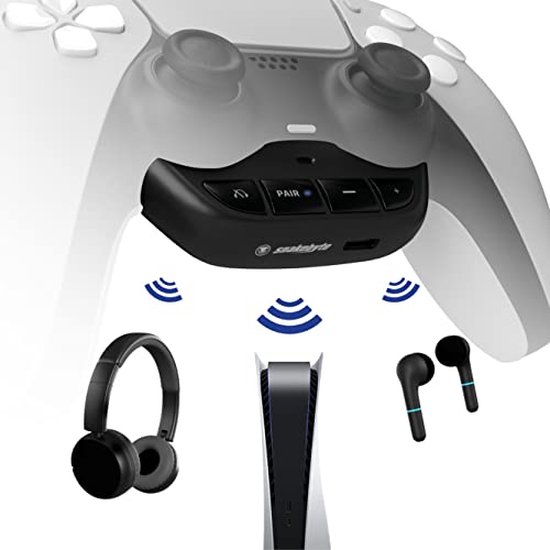 Adaptateur pour Casque Bluetooth Snakebyte - PS5 - Zwart